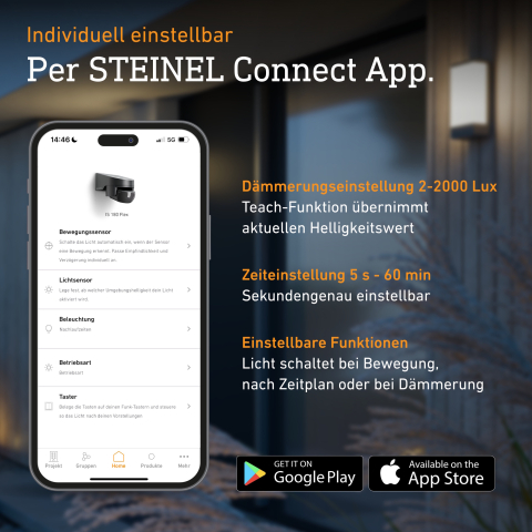 STEINEL Online Shop IS 180 Flex Connect schwarz